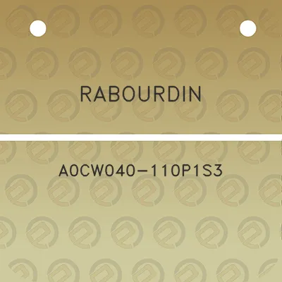 rabourdin-a0cw040-110p1s3