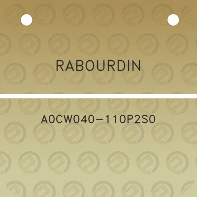 rabourdin-a0cw040-110p2s0