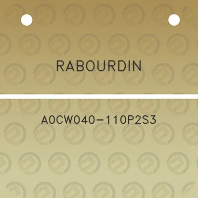 rabourdin-a0cw040-110p2s3