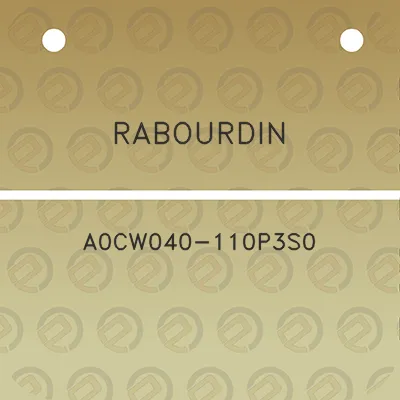 rabourdin-a0cw040-110p3s0