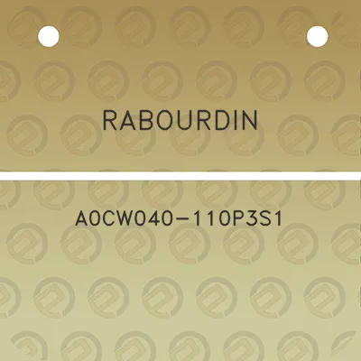 rabourdin-a0cw040-110p3s1