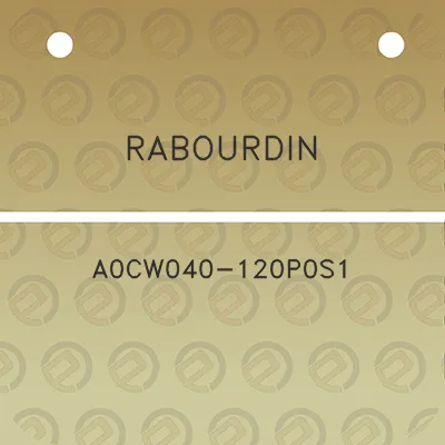 rabourdin-a0cw040-120p0s1