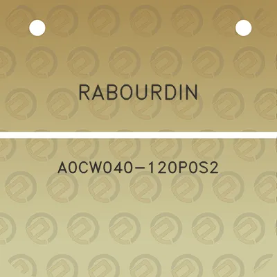 rabourdin-a0cw040-120p0s2