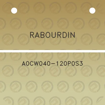 rabourdin-a0cw040-120p0s3