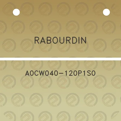 rabourdin-a0cw040-120p1s0