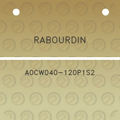 rabourdin-a0cw040-120p1s2