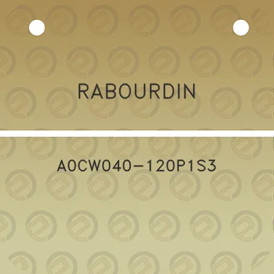 rabourdin-a0cw040-120p1s3