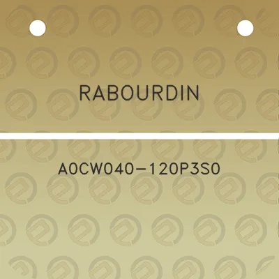 rabourdin-a0cw040-120p3s0