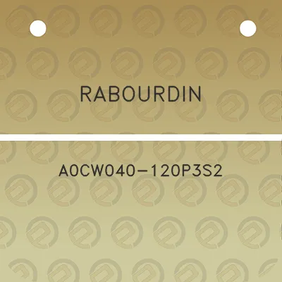 rabourdin-a0cw040-120p3s2