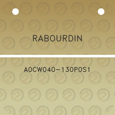 rabourdin-a0cw040-130p0s1