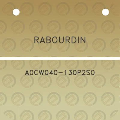 rabourdin-a0cw040-130p2s0