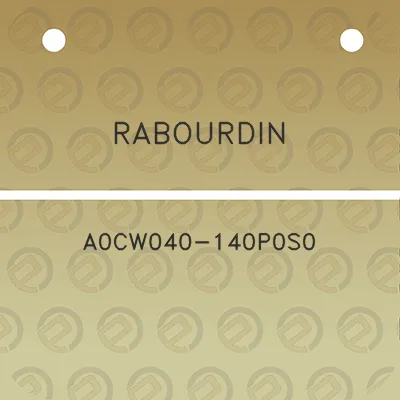 rabourdin-a0cw040-140p0s0