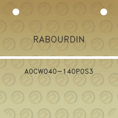 rabourdin-a0cw040-140p0s3