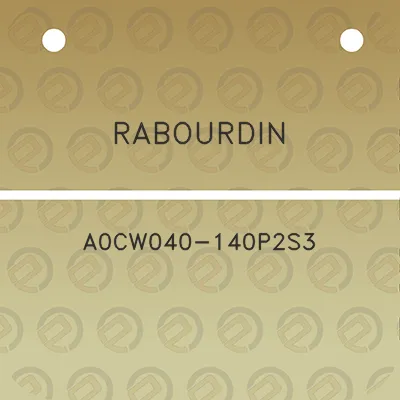 rabourdin-a0cw040-140p2s3