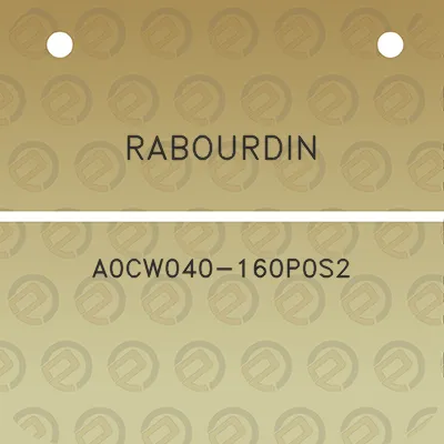 rabourdin-a0cw040-160p0s2