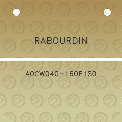 rabourdin-a0cw040-160p1s0