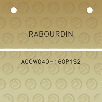 rabourdin-a0cw040-160p1s2