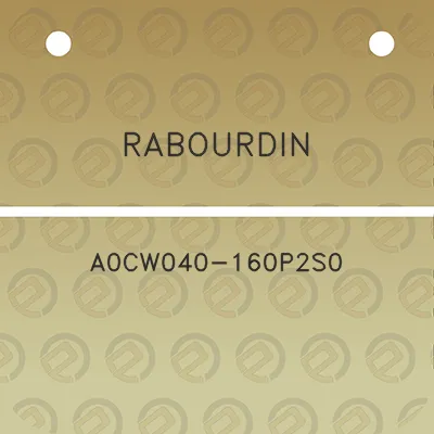 rabourdin-a0cw040-160p2s0