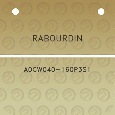 rabourdin-a0cw040-160p3s1