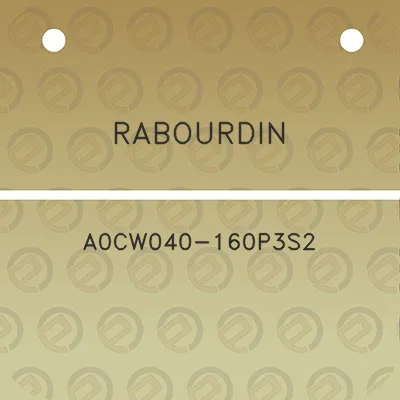 rabourdin-a0cw040-160p3s2