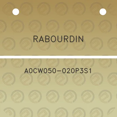 rabourdin-a0cw050-020p3s1