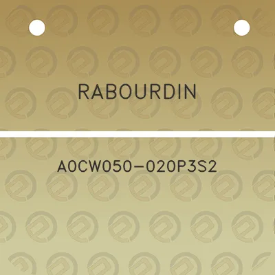 rabourdin-a0cw050-020p3s2