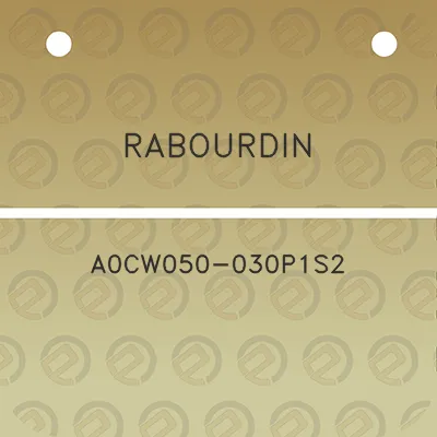 rabourdin-a0cw050-030p1s2