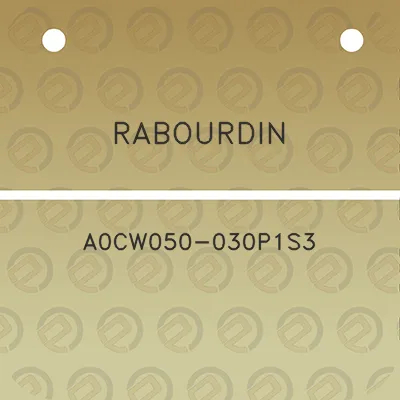 rabourdin-a0cw050-030p1s3