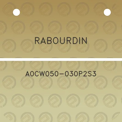 rabourdin-a0cw050-030p2s3