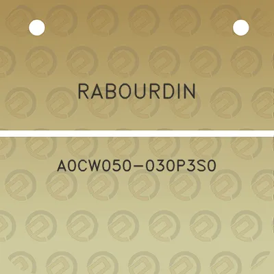 rabourdin-a0cw050-030p3s0