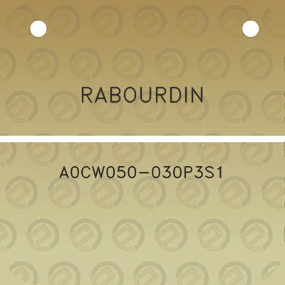 rabourdin-a0cw050-030p3s1