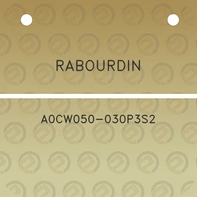 rabourdin-a0cw050-030p3s2