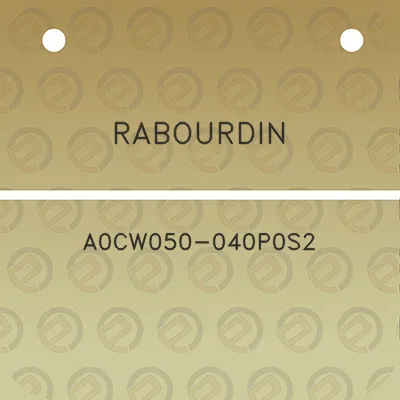 rabourdin-a0cw050-040p0s2