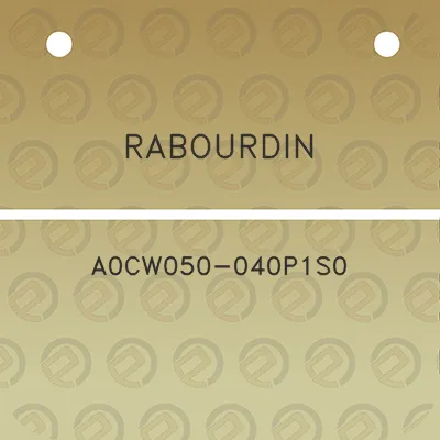 rabourdin-a0cw050-040p1s0