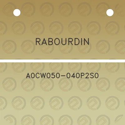 rabourdin-a0cw050-040p2s0