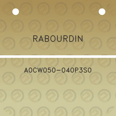 rabourdin-a0cw050-040p3s0