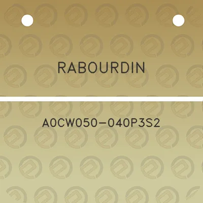 rabourdin-a0cw050-040p3s2