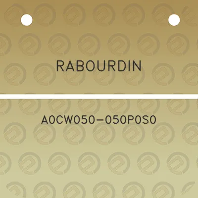 rabourdin-a0cw050-050p0s0