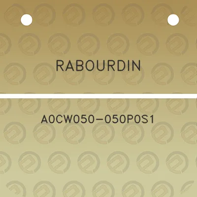 rabourdin-a0cw050-050p0s1