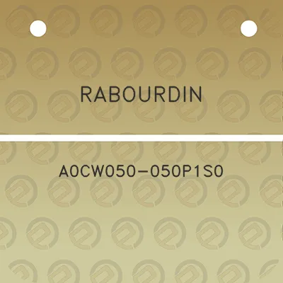 rabourdin-a0cw050-050p1s0