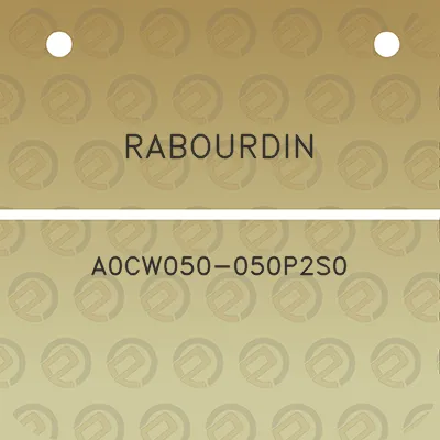 rabourdin-a0cw050-050p2s0