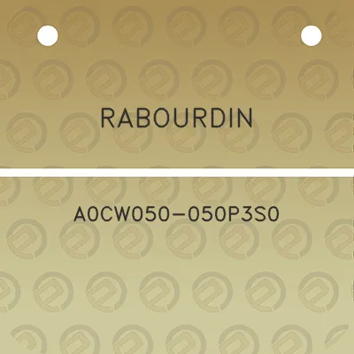 rabourdin-a0cw050-050p3s0