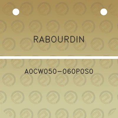 rabourdin-a0cw050-060p0s0