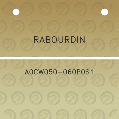 rabourdin-a0cw050-060p0s1