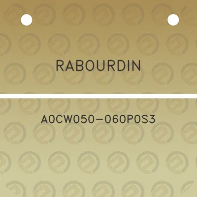 rabourdin-a0cw050-060p0s3