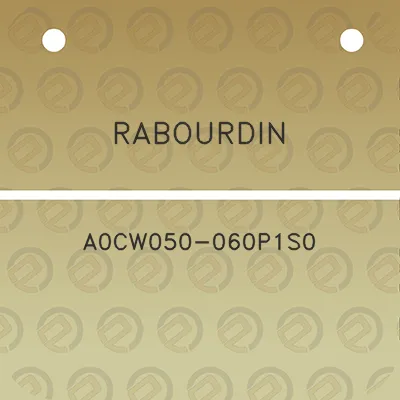 rabourdin-a0cw050-060p1s0