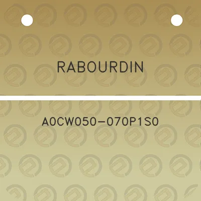 rabourdin-a0cw050-070p1s0