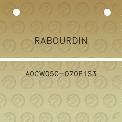 rabourdin-a0cw050-070p1s3