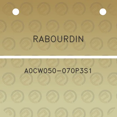 rabourdin-a0cw050-070p3s1