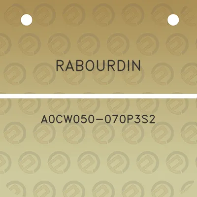 rabourdin-a0cw050-070p3s2